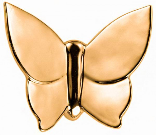 декоративная бабочка butterly (золотая) в Москве