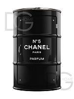 Декоративная Бочка-шкаф Chanel №5 black XL