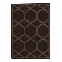 ковер ashton cocoa coffe 150x220 коричневый в Москве