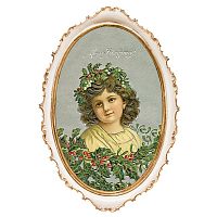 картина на холсте «с новым годом!» в раме «сандрин», версия 6 в Москве