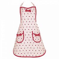 Фартук Strawberry pale pink w/bow