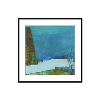 постер winter river синий в Москве