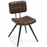 стул lola seat pu brown ноги эпоксидный черный c592u09 от la forma (ex julia grup) в Москве