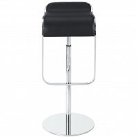 барный стул lem style piston stool черная кожа в Москве