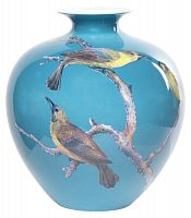 ваза настольная turdus blue low в Москве