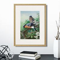 картина: bullfinches, 1915г. в Москве