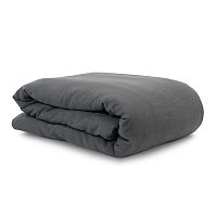 пододеяльник изо льна темно-серого цвета essential 150х200 в Москве