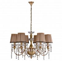 подвесная люстра crystal lux alegria sp6 gold-brown в Москве