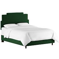 кровать двуспальная 180х200 зеленая paxton emerald velvet в Москве