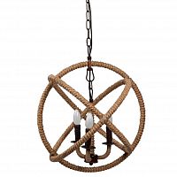 люстра foucault's orb rustic iron бежевая, коричневая в Москве