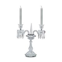 канделябр хрустальный на 2 свечи baccarat 2 от delight collection, 60 см в Москве