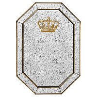 зеркало состаренное восьмиугольное с короной crown в Москве