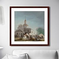 картина: saint isidore's day at the saint's hermitage, 1799г. в Москве