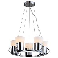 подвесная люстра arte lamp brooklyn a9484sp-5cc хром в Москве