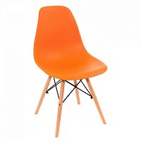 стул деревянный eames pc-015 оранжевый в Москве