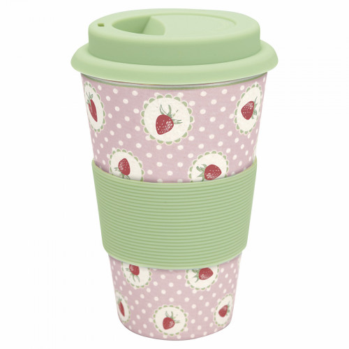 кружка на вынос strawberry pale pink в Москве