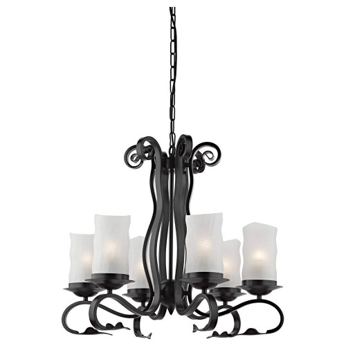 подвесная люстра arte lamp scroll a7915lm-6bk в Москве