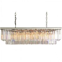 люстра odeon l80 silver&glass серая, прозрачная в Москве
