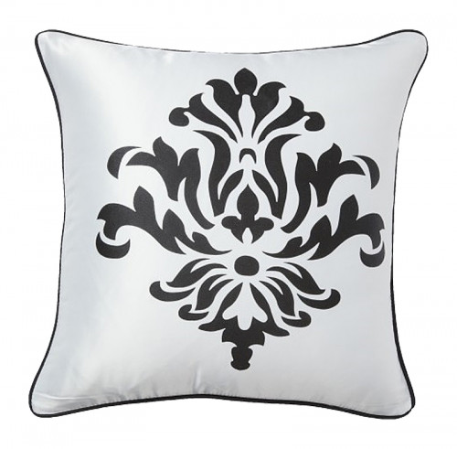 подушка с геральдическими лилиями fleur de lys ii white в Москве