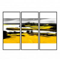 постер triptych: golden shores желтый в Москве