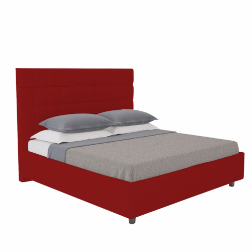 кровать двуспальная 160х200 краснаяshining modern в Москве