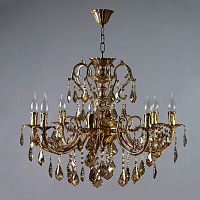 подвесная люстра ambiente alicante 8888/8 ab honey leaf в Москве
