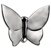декоративная бабочка butterfly (серебряная) h14 (12*14*5) в Москве