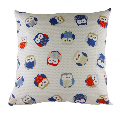 подушка с принтом owl print blue в Москве