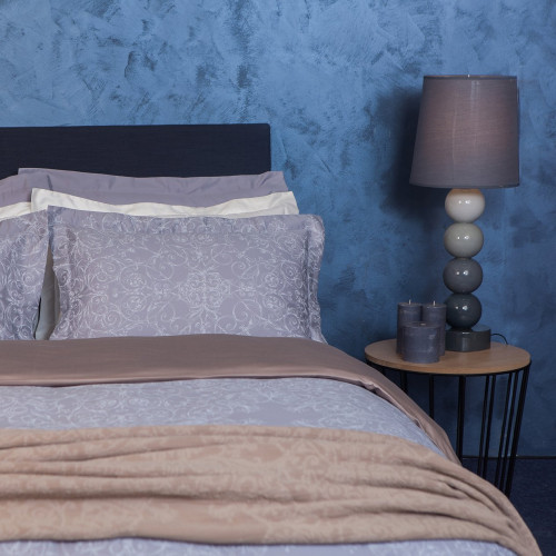 комплект постельного белья decoflux сатин семейный versaille grey в Москве