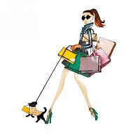 декоративное настенное панно fashion girl в Москве