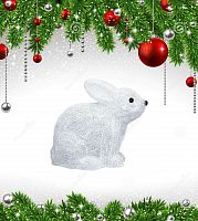 фигурка светодиодная «кролик» 24x27см (09561) uld-m2724-032/sta в Москве