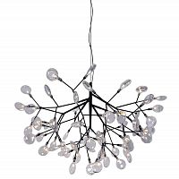 подвесная люстра crystal lux evita sp63 black/transparent в Москве