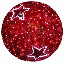 фигура led шар 120 см, красный в Москве