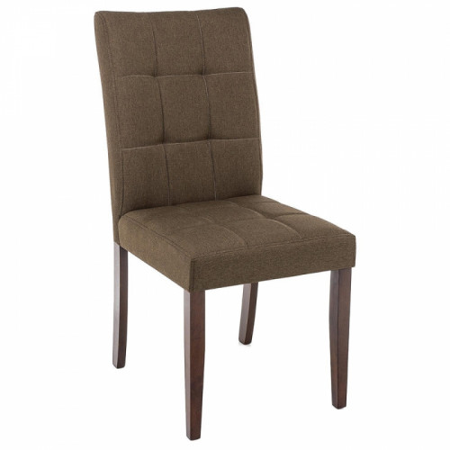 стул деревянный madina dark walnut / fabric brown в Москве