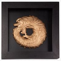 декор copper fish wood frame в Москве