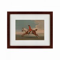 картина: chestnut racehorse exercised by a trainer, 1730 в Москве