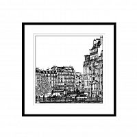 постер ile saint-louis черный в Москве