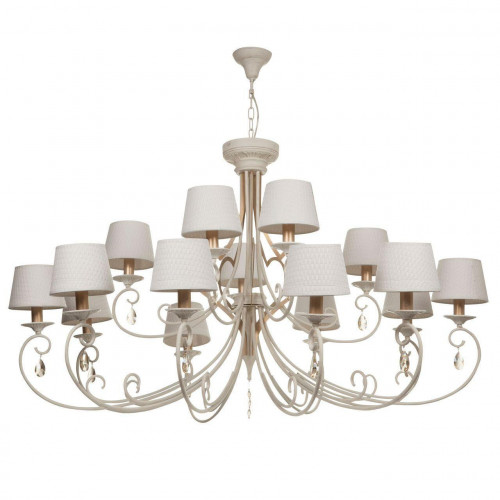 подвесная люстра maytoni enna arm548pl-15wg белая в Москве