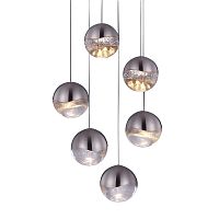 подвесной светильник globo 6u nickel от delight collection в Москве