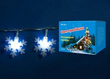 светодиодная гирлянда «снежинки-2» 700см (07935) uniel uld-s0700-050/dta white ip20 snowflakes-2 в Москве