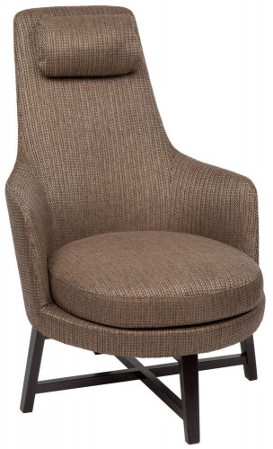 кресло home space brown коричневое в Москве