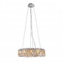 подвесная люстра crystal lux lirica sp10 d610 chrome в Москве