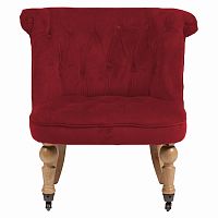 кресло amelie french country chair красное в Москве