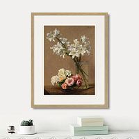 картина: roses and lilies, 1888г. в Москве