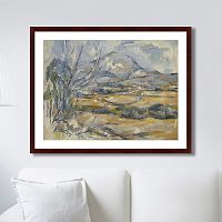 картина: montagne sainte-victoire, 1890г. в Москве