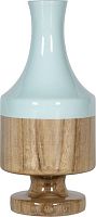 ваза настольная rustic chic blue wood в Москве