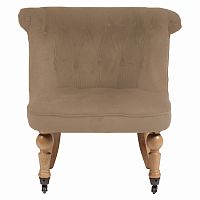 кресло amelie french country chair светло-коричневое в Москве