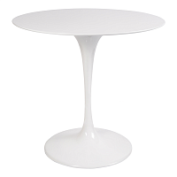 стол eero saarinen style tulip table top mdf d80 глянцевый белый в Москве