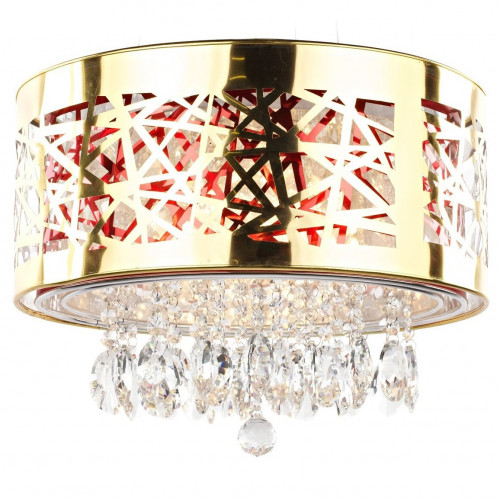 люстра nicolette золото, прозрачная в Москве