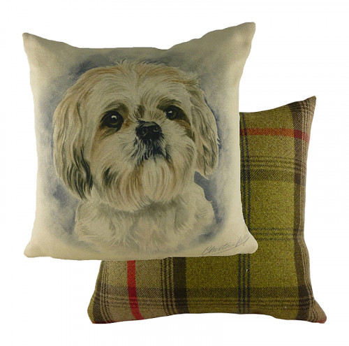 подушка с принтом waggydogs shihtzu в Москве